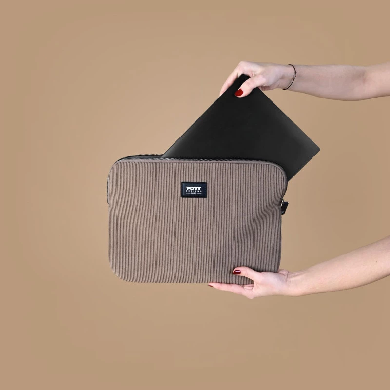 PORT DESIGNS MILANO II ECO Sleeve 13/14-tollisele sülearvutile, pruun