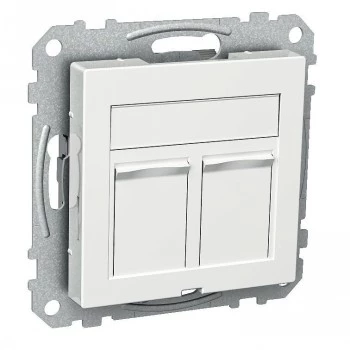 Schneider Electric Data Outlet Actassi S-One Cat6A STP RJ45 White