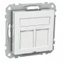Schneider Electric Data Outlet Actassi S-One Cat6A STP RJ45 White