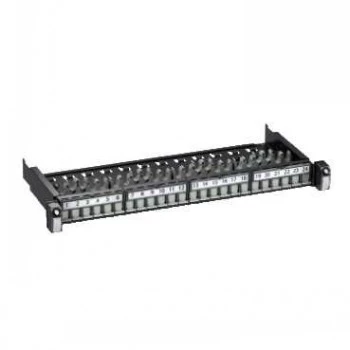 Schneider Electric Actassi S1 võrgupistikupaneel 24xRJ45 STP Cat6A 1U valge