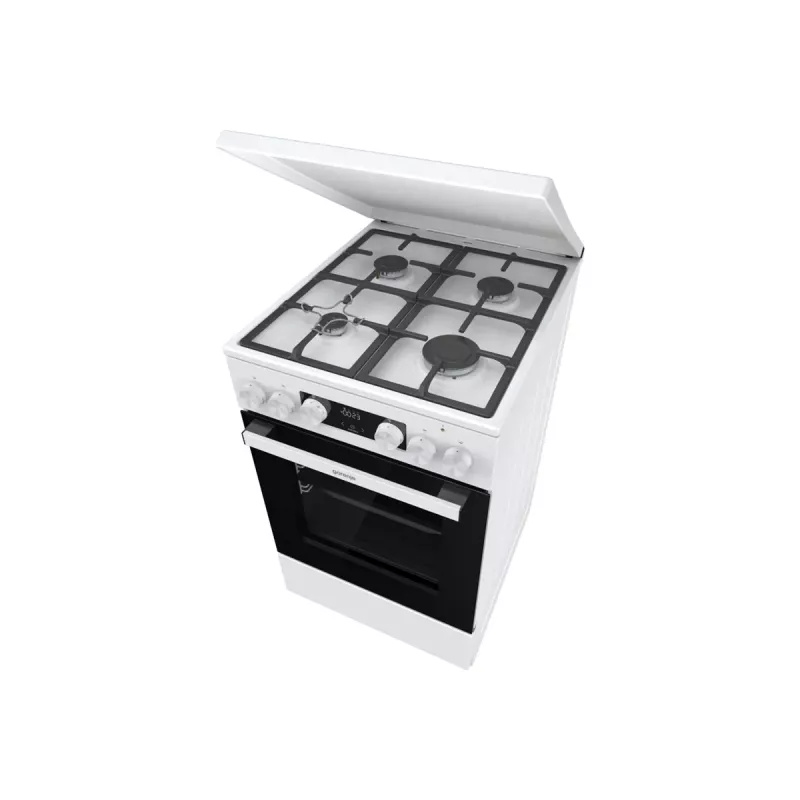 Gorenje GK5C42WF-B Vabaltseisev gaasi-elektripliit, valge, 50 cm, 70 L