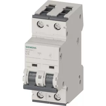 Siemens 5SY45107 MCB 1+N Pool C 10A 10kA 230V DIN Rööbas Kaitselüliti