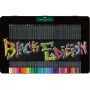 FABER-CASTELL Black Edition Värvipliiats - Erksad Segavärvid (36 tk pakk)