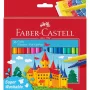 FABER-CASTELL Connector Pen 36-osaline pappkarp