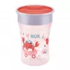 NUK Magic Cup 230 ml Punane 360° joogiservaga treeningtass väikelastele alates 8 kuust, lekkekindel, BPA-vaba, nõudepesumasinas pestav