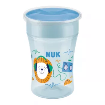 NUK Magic Cup 230ml Training Cup Blue 360° Drinking Rim