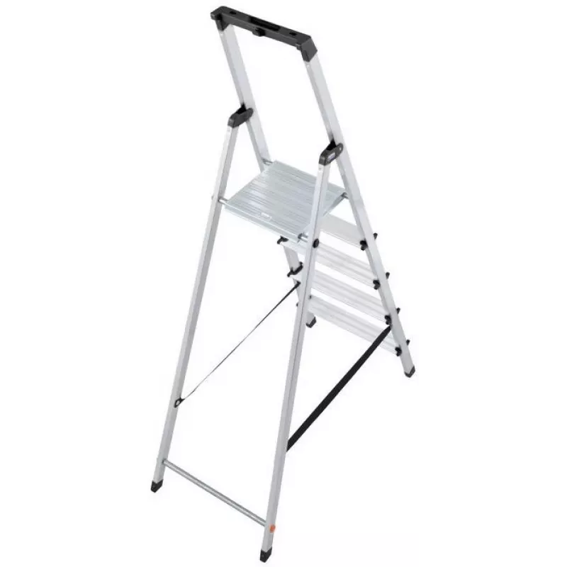 Krause SOLIDY 1x5 126238 Ühepoolne redel, 5 astet, alumiinium, kandevõime 150 kg