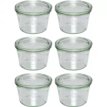 WECK Mold Jar 370ml Set of 6