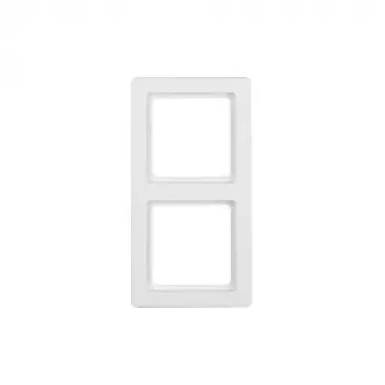 Berker Q.1 2-kohaline raam Polar White Velvet
