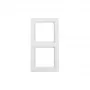 Berker Q.1 2-kohaline raam Polar White Velvet