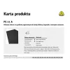3M Klingspor PS 11 A märg- ja kuivlihvpaber P1500, 50 lehte