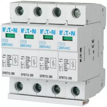 EATON SPBT12-280/4 Liigpingekaitse Tüüp 1+2 4-pooluseline 12.5kA 1.5kV TN/TNS