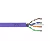 DIGITUS Cat.6 U/UTP B2ca paigalduskaabel, AWG23/1, LSOH, 500m, lilla, rull