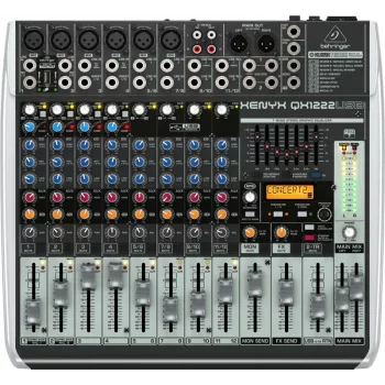 Behringer QX1222USB Audio Mixer 16 kanalit
