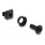 DELOCK Rack Mounting Set 10 inch ja 19 inch jaoks, 100 tk, must