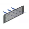DELOCK 19 inch Pimepaneel ümarate aukudega 3U Must