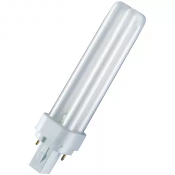 OSRAM DULUX D 18W/830 G24d-2 Kompaktluminofoorlamp, soe valge