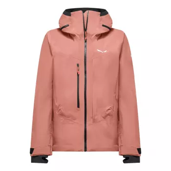 Salewa Sella 3L PTX Jacket naistele - Desert Pink - suurus L