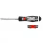 GEDORE Red Ratchet Kruvikeeraja 13in1, 1/4 tolli (Must/Punane, 13 otsikuga)