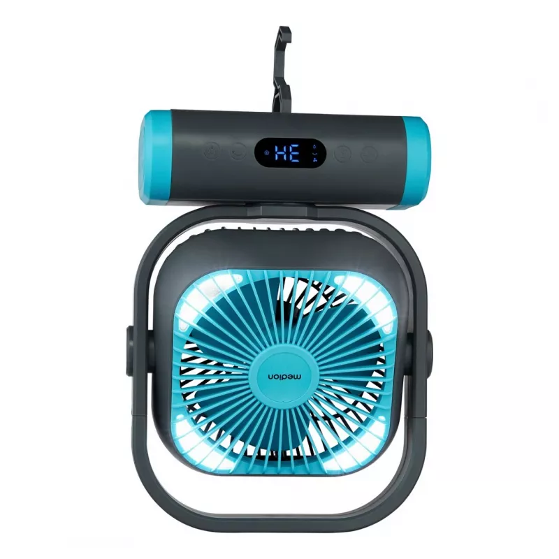 MEDION LIFE Camping Fan E10 TF (MD 12065) Grey/Blue