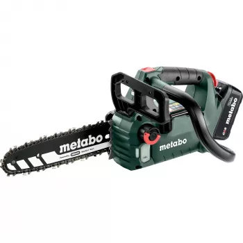 METABO MS 18 LTX BL 25 (601595900) SET Juhtmeta kettsaag (roheline/must, Li-Ion aku 4.0Ah 18V)