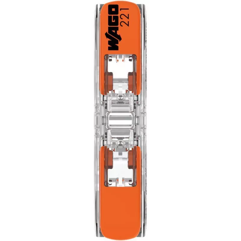 WAGO 221-2411 2-juhiline kompaktne jätkuklemm, 0,2-4 mm², 60 tk pakk