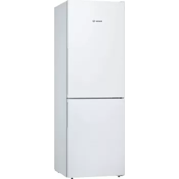 Bosch KGV33VWEA Vabaltseisev Külmik-Sügavkülmik, 288 L, Valge, Energiaklass E