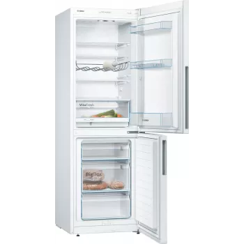 Bosch KGV33VWEA Vabaltseisev Külmik-Sügavkülmik, 288 L, Valge, Energiaklass E