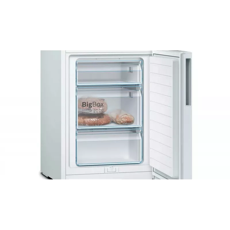 Bosch KGV33VWEA Vabaltseisev Külmik-Sügavkülmik, 288 L, Valge, Energiaklass E