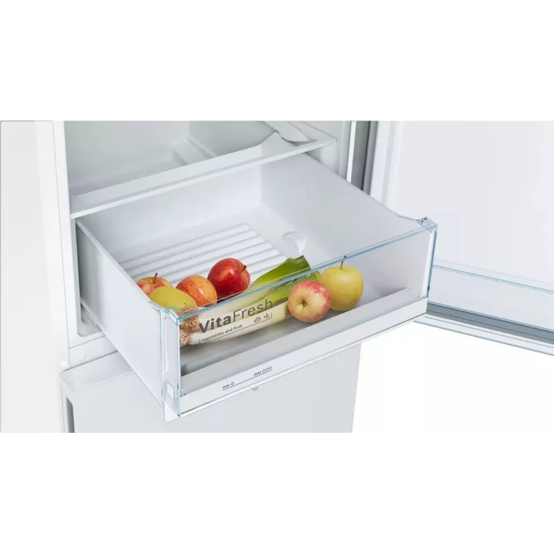 Bosch KGV33VWEA Vabaltseisev Külmik-Sügavkülmik, 288 L, Valge, Energiaklass E