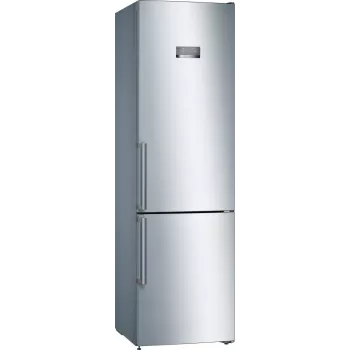 Bosch KGN397LEQ Vabaltseisev Külmik-Sügavkülmik NoFrost, VitaFresh, 363L, Inox-look, Energiaklass E