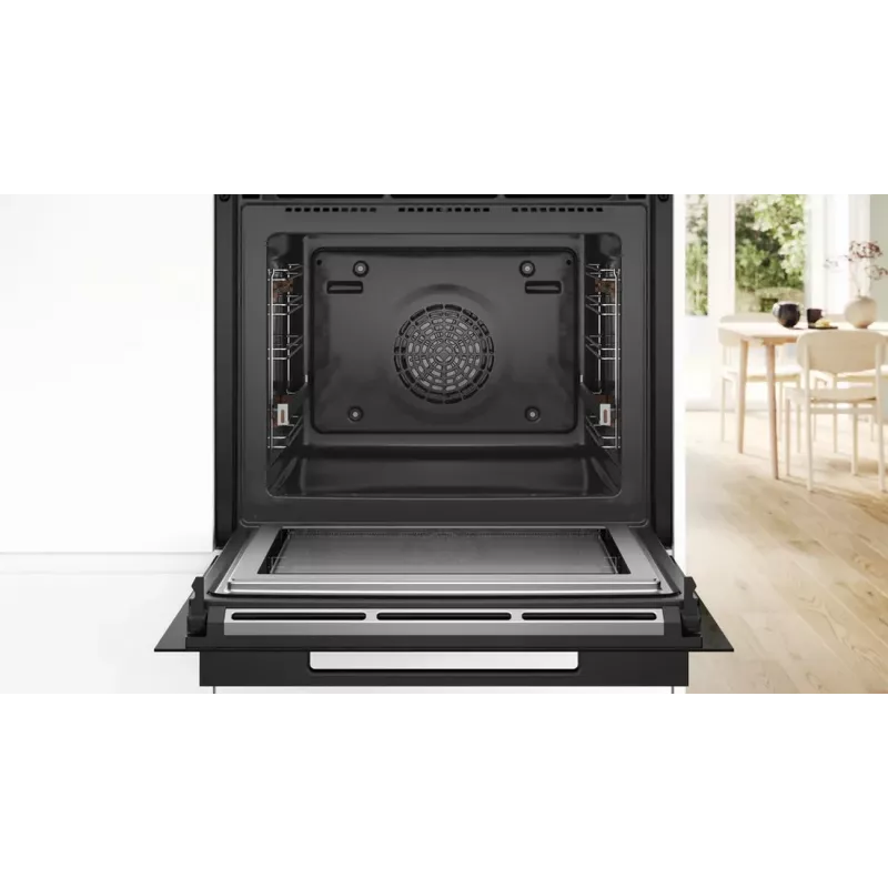 Bosch HMG976KB1 Series 8 Sisseehitatud Mikrolaineahi Aurufunktsiooniga, 71L, Must