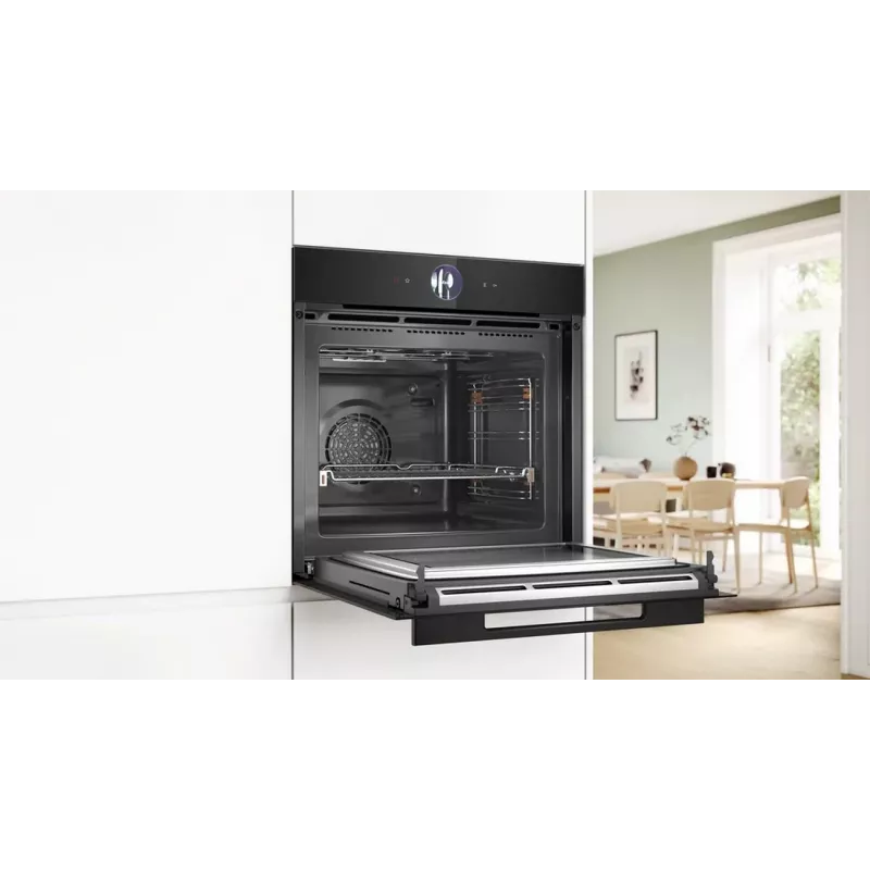 Bosch HMG976KB1 Series 8 Sisseehitatud Mikrolaineahi Aurufunktsiooniga, 71L, Must