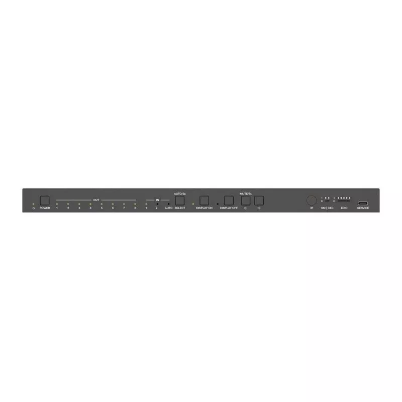 PureLink 2x8 HDMI 2.1 Splitter - 48Gbps koos skaleri ja heli eraldamisega