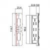 Brumberg 87114070 Elektriühendus 3-faasiline rööbas ONETRACK DALI Valge