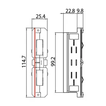 Brumberg 87114070 Elektriühendus 3-faasiline rööbas ONETRACK DALI Valge