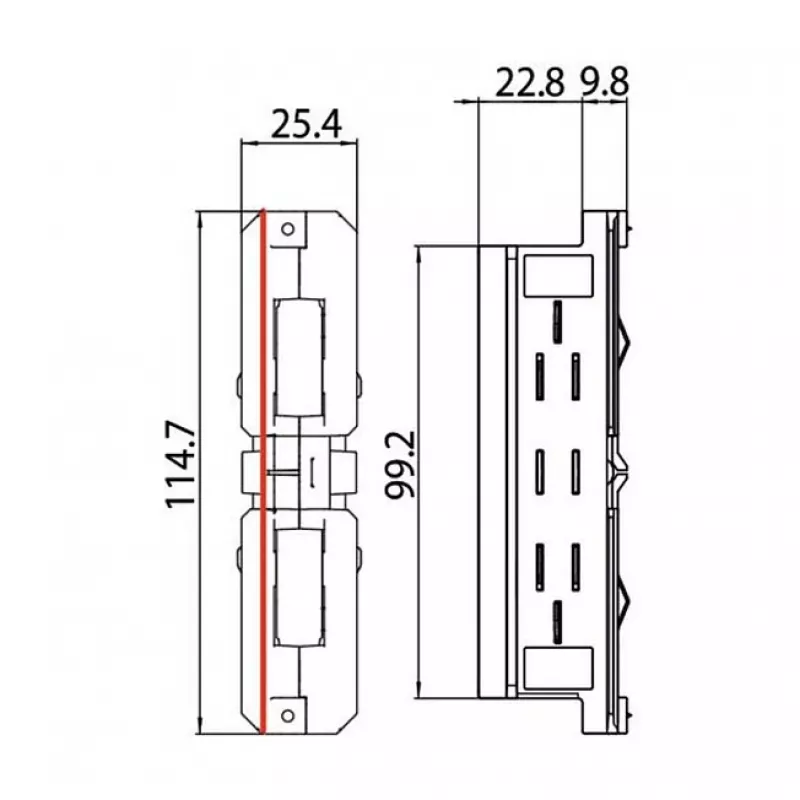 Brumberg 87114070 Elektriühendus 3-faasiline rööbas ONETRACK DALI Valge