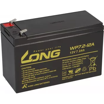 LONG WP7.2-12A AGM aku 12V 7,2Ah VdS