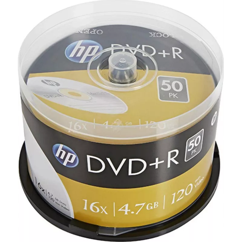 Verbatim HP DVD+R Spindel 50-pakk 4.7GB 16x AZO-värv