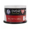 Verbatim HP Inkjet-Printable DVD-R Spindel (50 plaati) - 16x, 4,7 GB, AZO värvaine, valge prinditav pind