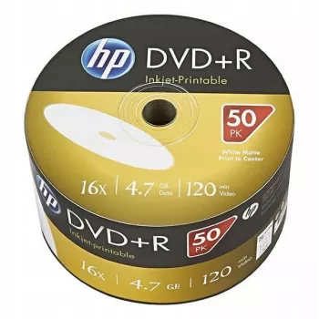 Verbatim DVD+R HP Inkjet-Printable 50-Pack Spindle