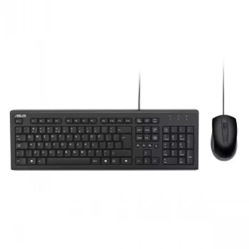 ASUS klaviatuur ja hiir U2000 Eesti QWERTY juhtmega komplekt