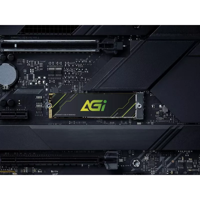 AGI TECHNOLOGY 1TB M.2 NVMe PCIe 4.0 SSD - 4700MB/s lugemine, 2800MB/s kirjutamine, 600TBW
