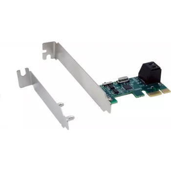Exsys EX-3519 SATA-kontroller PCIe x1 2 HDD ja SSD-kettale - SATA III 6 Gbps