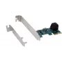 Exsys EX-3519 SATA-kontroller PCIe x1 2 HDD ja SSD-kettale - SATA III 6 Gbps