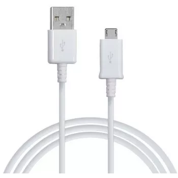 Samsung Universal Micro USB 2.0 andme- ja laadimiskaabel 1,5 m (OEM) Valge
