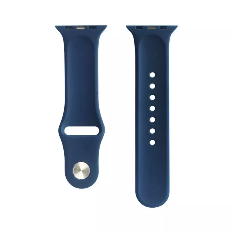Evelatus Apple Watch 42/44/45mm Silicone Loop Watch Strap (S/M 110mm) Blue
