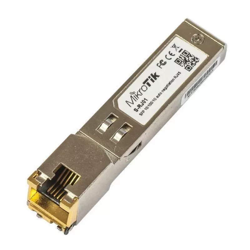 MikroTik S-RJ01 SFP Copper RJ-45 10/100/1000 Mbit/s Transceiver Module