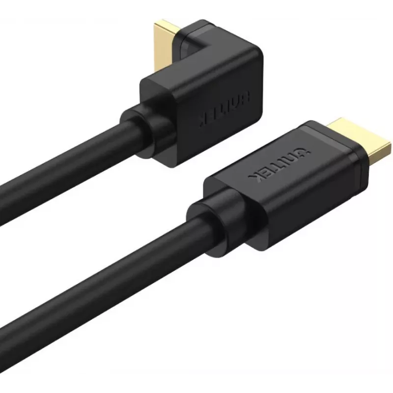 UNITEK Y-C1009 HDMI 2.0 kaabel 270-kraadise nurga all 4K 3m must