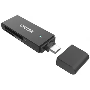 UNITEK USB-C SD & MicroSD kaardilugeja (Y-9328) - kosmosehall